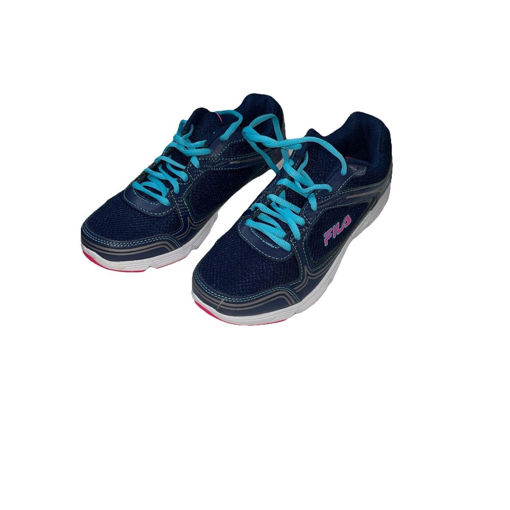 FILA Women's Blue/Pink DLS Foam 5hr18027-477 Size 9 1/2